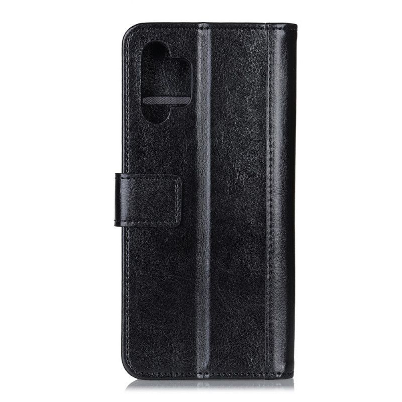 δερματινη Κάλυμμα Για Samsung Galaxy A32 5G Μαύρο Khazneh Elegance Δερμάτινο Στυλ