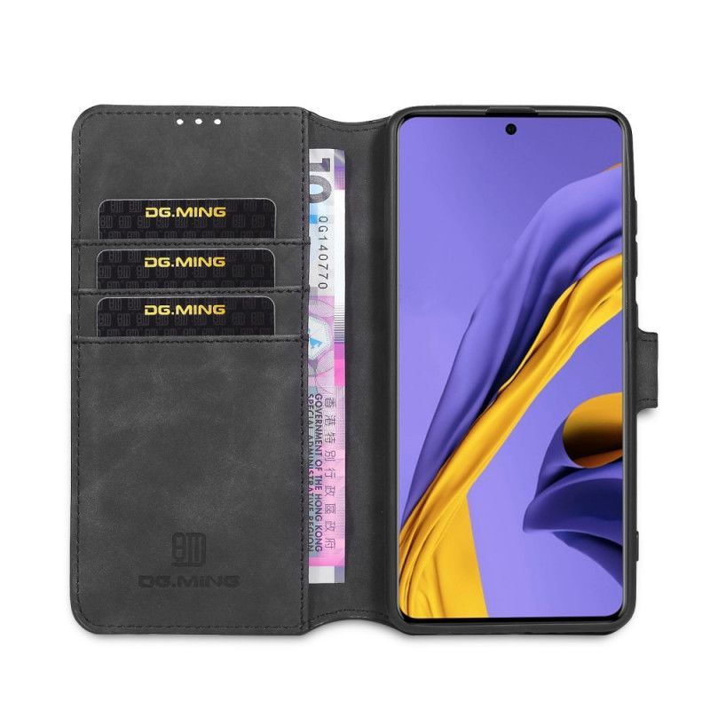 δερματινη Κάλυμμα Για Samsung Galaxy A71 Μαύρο Dg.Ming Ρετρό