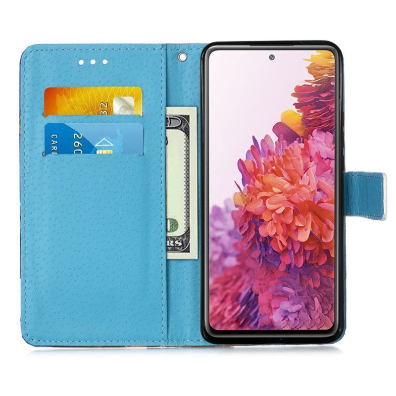 δερματινη Κάλυμμα Για Samsung Galaxy S20 FE Ανοιχτό Μπλε Ερνέστος Και Προβληματισμός