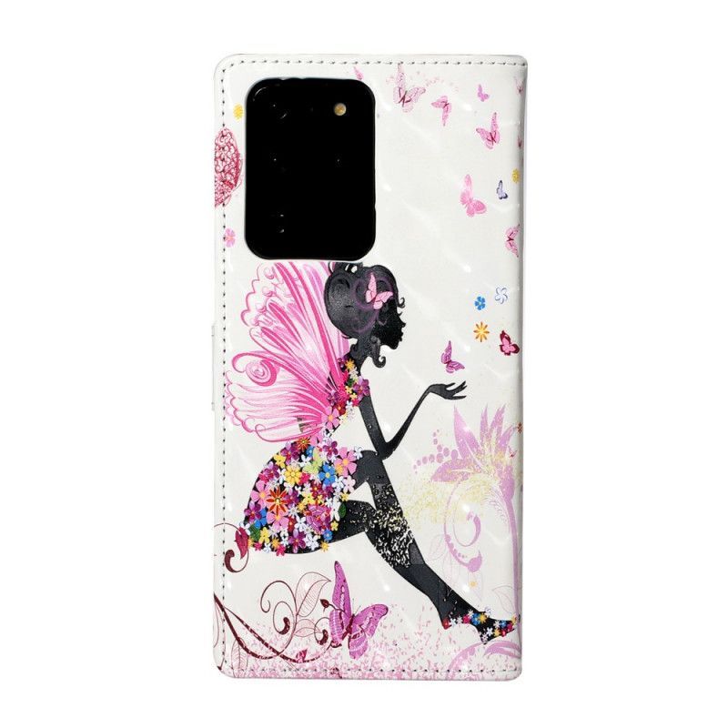 δερματινη Κάλυμμα Για Samsung Galaxy S20 Ultra Μαγική Νεράιδα