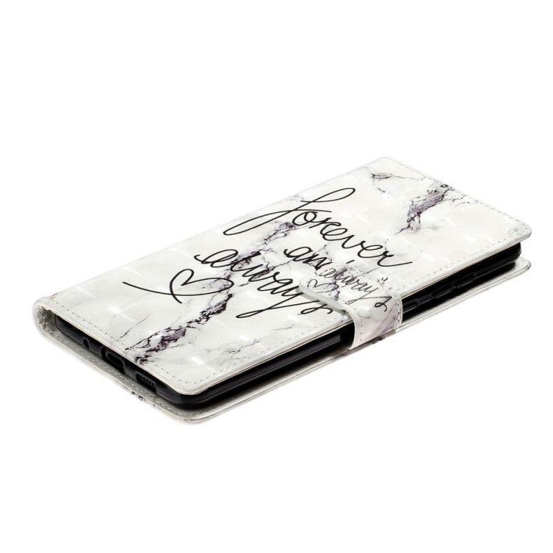 δερματινη Κάλυμμα Για Samsung Galaxy S20 Ultra Μάρμαρο Για Πάντα & Πάντα