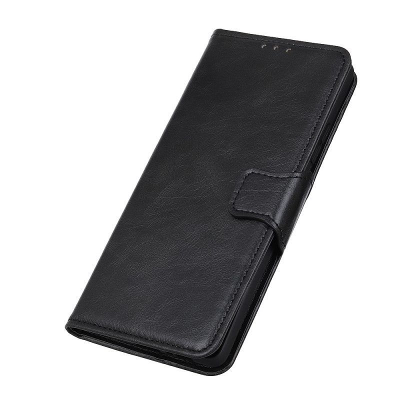 δερματινη Κάλυμμα Για Samsung Galaxy S21 5G Μαύρο Αναστρέψιμο Κούμπωμα Σε Εφέ Δέρματος