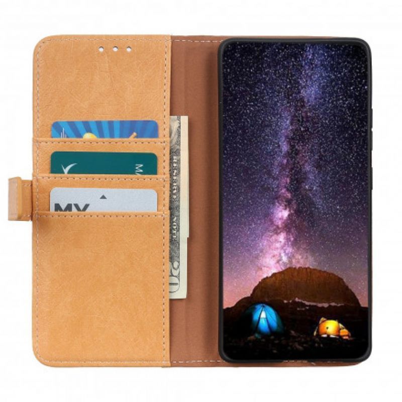 δερματινη Κάλυμμα Για Samsung Galaxy XCover 5 Μαύρο Ψεύτικο Δέρμα Σε Στυλ Ρινόκερου