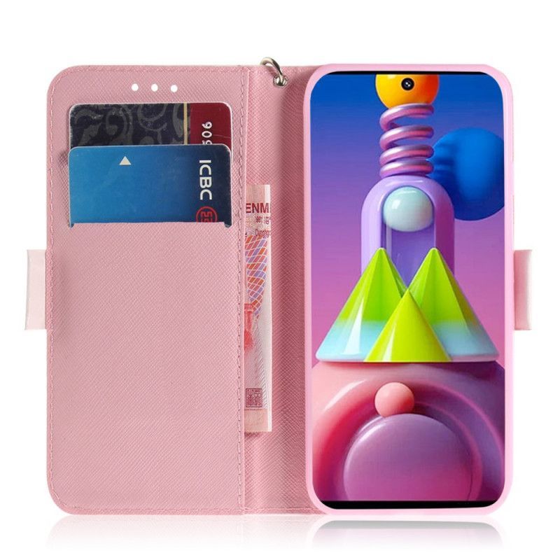 δερματινη Κάλυμμα Samsung Galaxy M51 Στρινγκ Χάμστερ