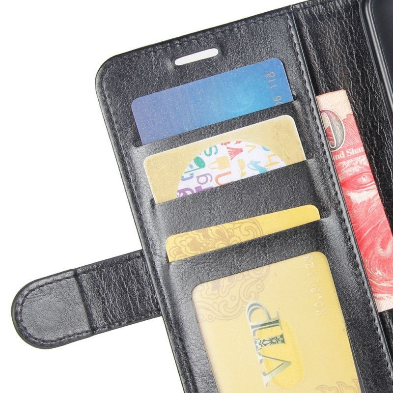 δερματινη Κάλυμμα Samsung Galaxy S10 Lite Μαύρο Εξαιρετικά Ψεύτικο Δέρμα σιλικόνης