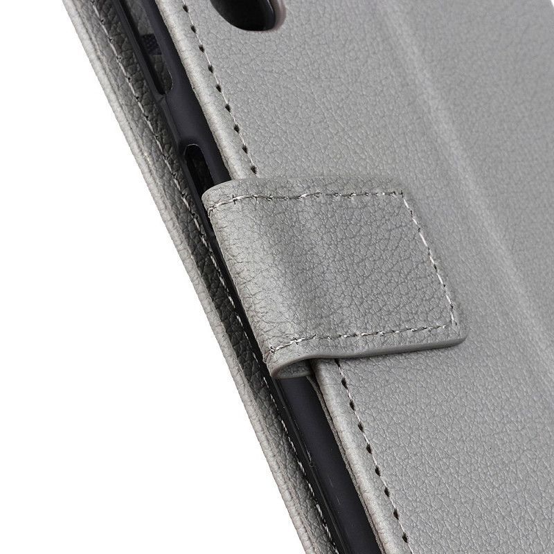 δερματινη Κάλυμμα Samsung Galaxy S20 Μαύρο Υφή Λίτσι