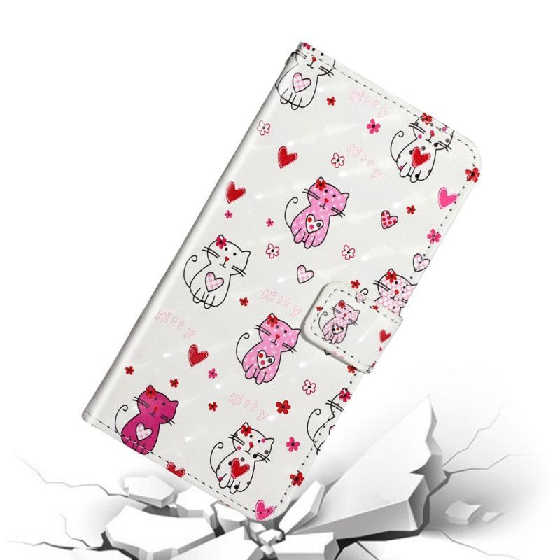 δερματινη Κάλυμμα Samsung Galaxy S20 Ultra Ελαφριές Γάτες Πρωτότυπος