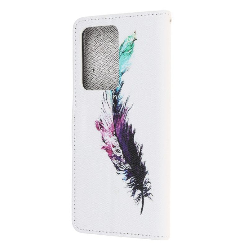δερματινη Κάλυμμα Samsung Galaxy S20 Ultra Φτερό Στρινγκ