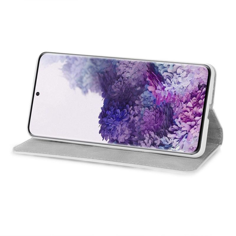 δερματινη Κάλυμμα Samsung Galaxy S20 Ultra Μαύρο Σχέδιο Γκλίτερ