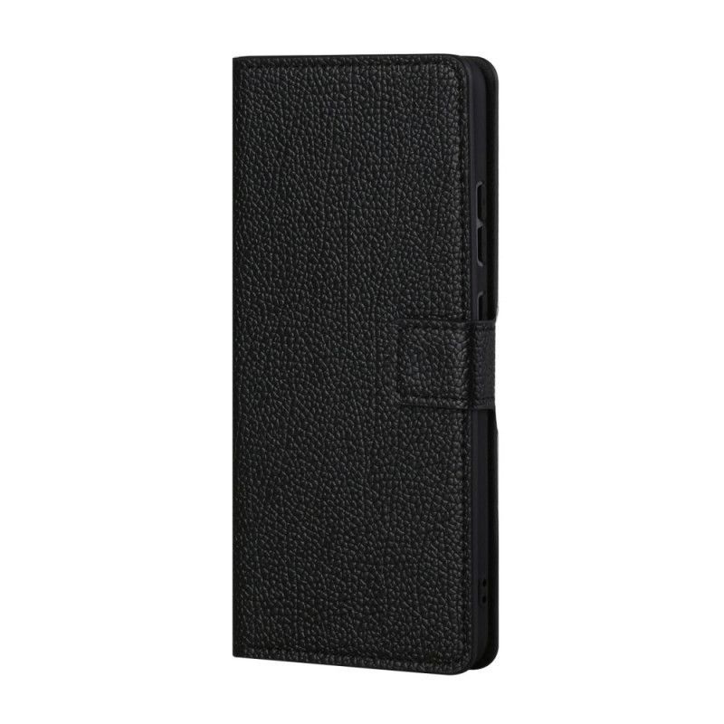 δερματινη Κάλυμμα Samsung Galaxy S21 Plus 5G Εφέ Δέρματος Λίτσι Πρωτότυπος