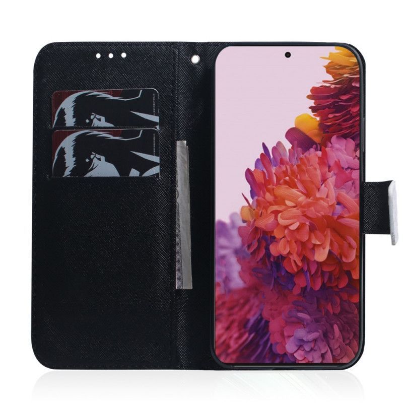 δερματινη Κάλυμμα Samsung Galaxy S21 Ultra 5G Πρόσωπο Panda