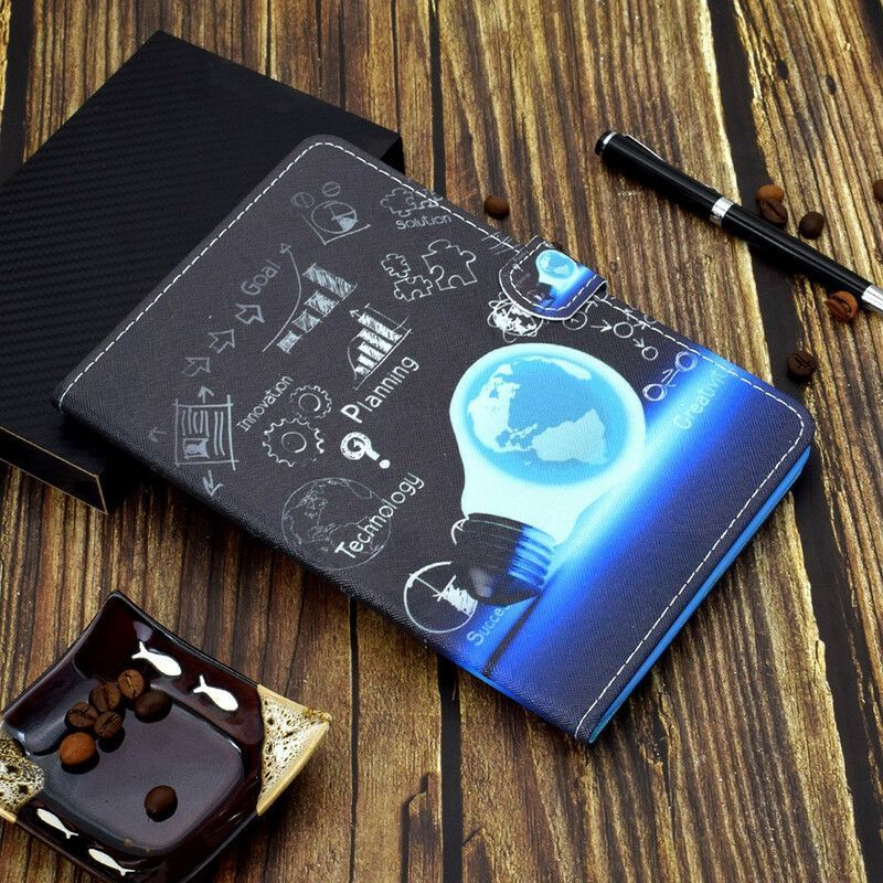 δερματινη Κάλυμμα Samsung Galaxy Tab A7 Lite Καταιγισμός Ιδεών σιλικόνης
