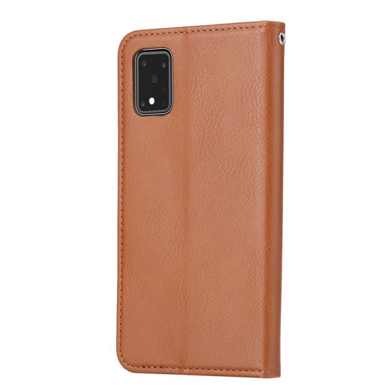 δερματινη θηκη Για Samsung Galaxy S20 Ultra Μαύρο Θήκη Καρτών Απομίμησης Δέρματος
