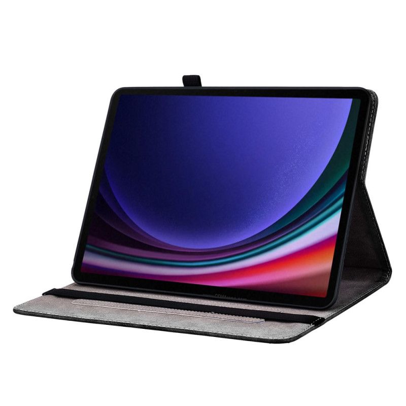 Δερμάτινη Θήκη Κινητού Samsung Galaxy Tab S10 Fe Θήκες Κινητών Σχέδιο Με Λουλούδι Νεφρίτη