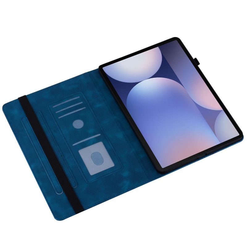 Δερμάτινη Θήκη Κινητού Samsung Galaxy Tab S10 Plus Θήκες Κινητών Καρδιές Με Εφέ Σουέτ