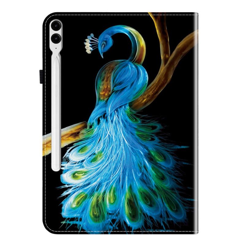 Δερμάτινη Θήκη Κινητού Samsung Galaxy Tab S10 Plus Θήκες Κινητών Σχέδιο Παγώνι