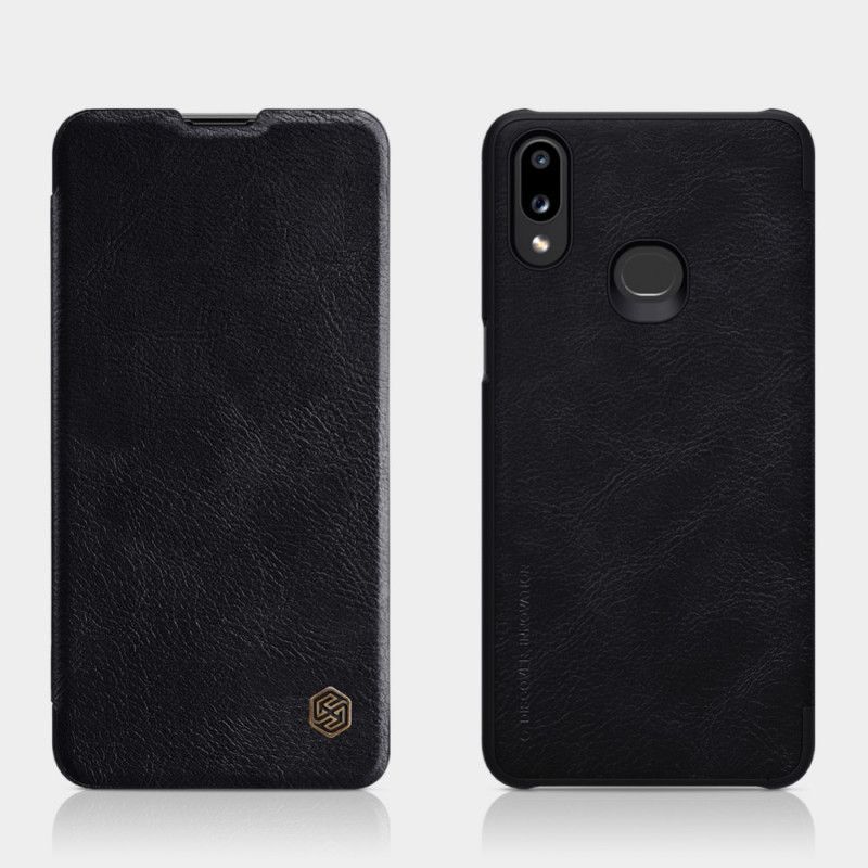 δερματινη θηκη Samsung Galaxy A10s Κόκκινο Nillkin Qin Σειρά