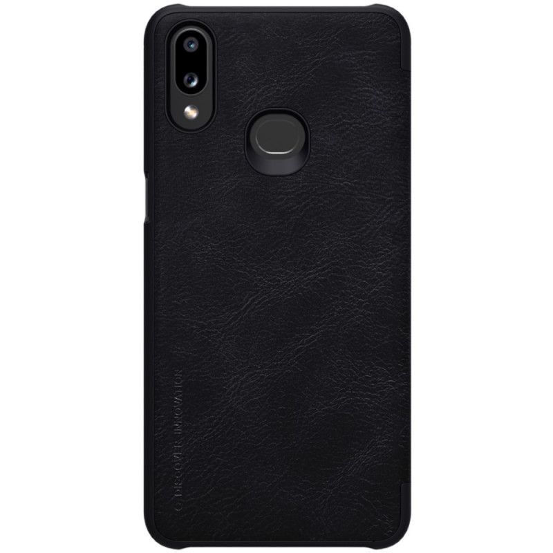 δερματινη θηκη Samsung Galaxy A10s Κόκκινο Nillkin Qin Σειρά