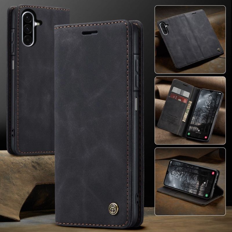 Δερματινη Θηκη Samsung Galaxy A17 4g / 5g Εφέ Σουέτ Caseme