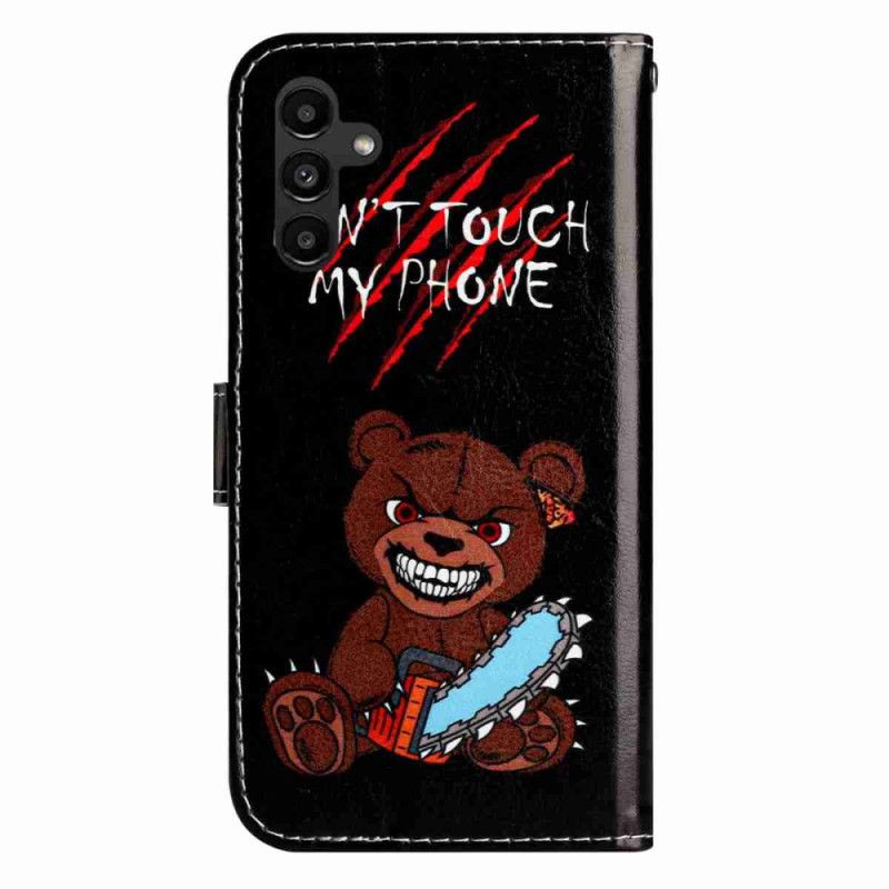 Δερματινη Θηκη Samsung Galaxy A17 4g / 5g Μην Αγγίζετε Το Τηλέφωνό Μου