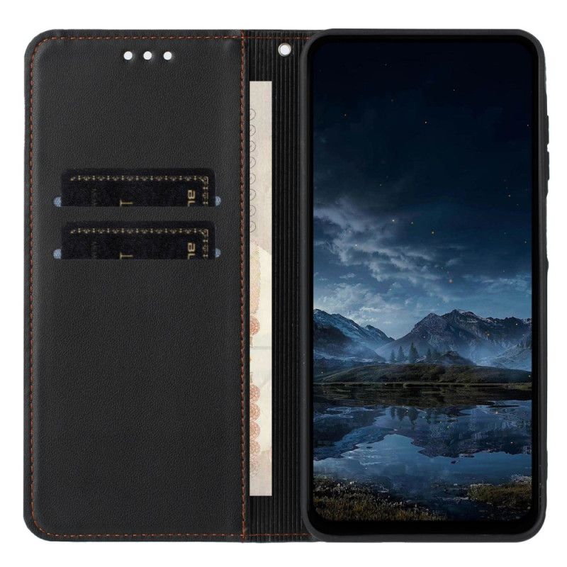 Δερματινη Θηκη Samsung Galaxy A17 4g / 5g Ρίγες Σιλικόνης