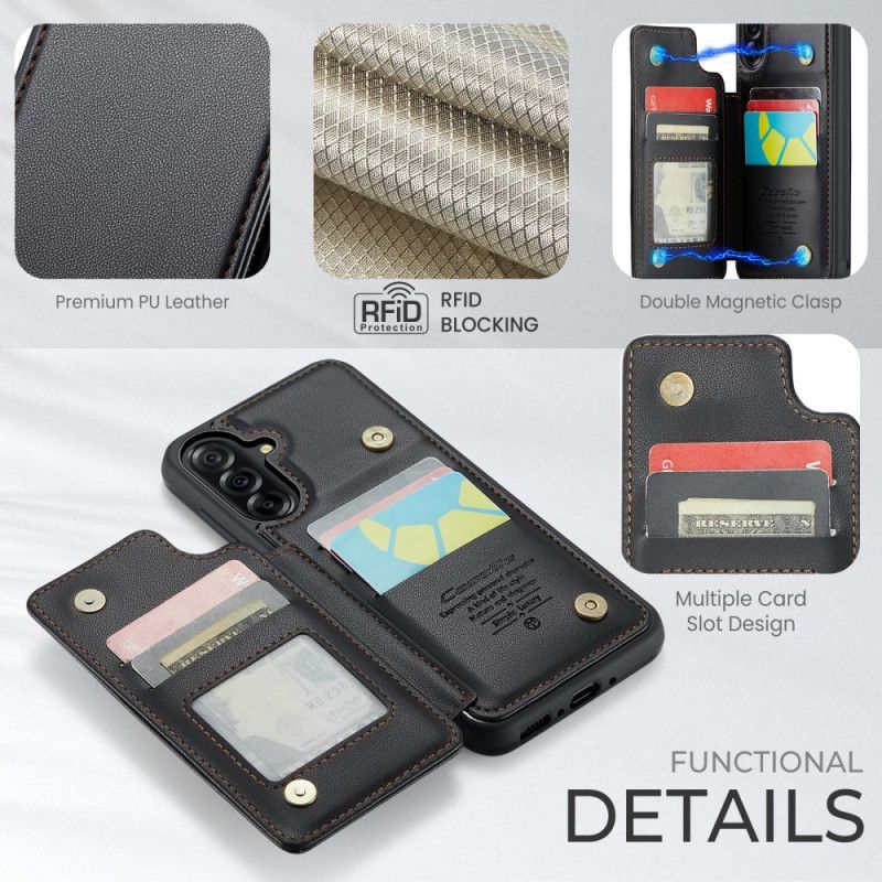 Δερματινη Θηκη Samsung Galaxy A17 4g / 5g Θήκη Καρτών Rfid Caseme