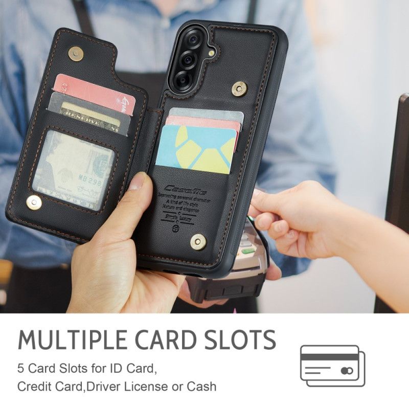 Δερματινη Θηκη Samsung Galaxy A17 4g / 5g Θήκη Καρτών Rfid Caseme