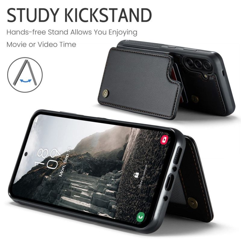 Δερματινη Θηκη Samsung Galaxy A17 4g / 5g Θήκη Καρτών Rfid Caseme