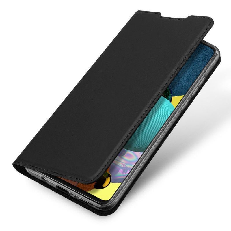 δερματινη θηκη Samsung Galaxy A51 5G Μαύρο Skin Pro Dux Ducis σιλικόνης