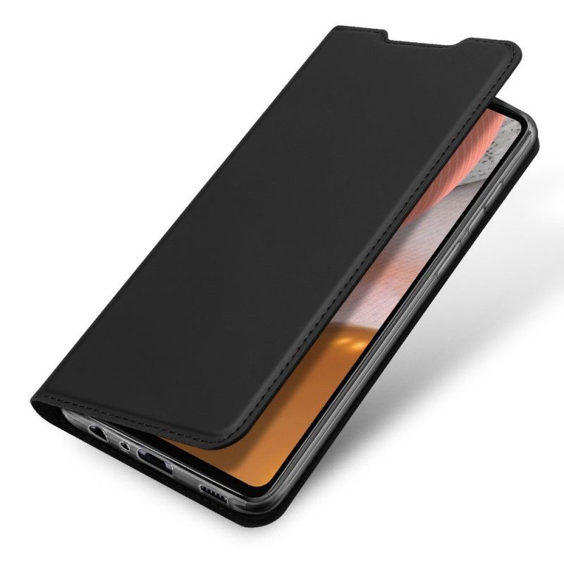 δερματινη θηκη Samsung Galaxy A72 4G / A72 5G Μαύρο Skin Pro Dux Ducis
