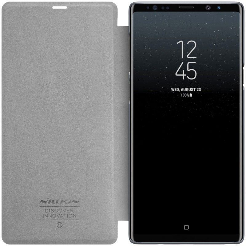 δερματινη θηκη Samsung Galaxy Note 9 Λευκό Nillkin
