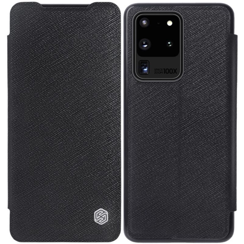 δερματινη θηκη Samsung Galaxy S20 Ultra Μαύρο Minge Series Nillkin