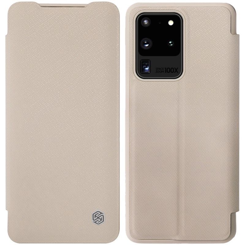 δερματινη θηκη Samsung Galaxy S20 Ultra Μαύρο Minge Series Nillkin