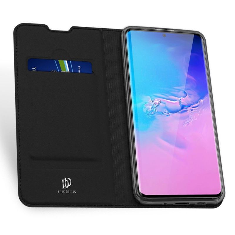 δερματινη θηκη Samsung Galaxy S20 Ultra Μαύρο Skin Pro Dux Ducis