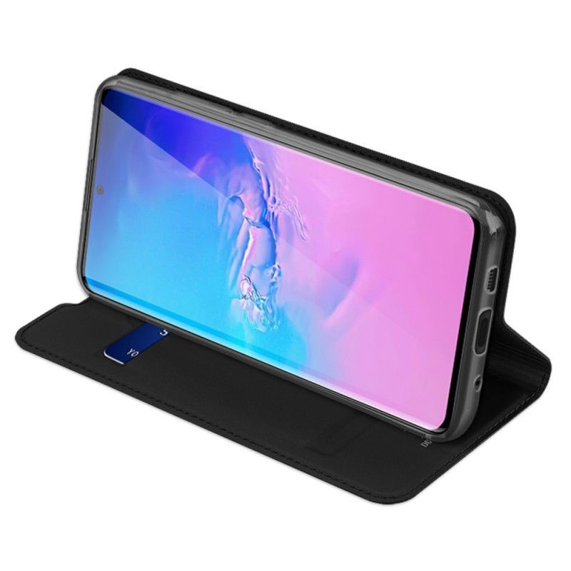 δερματινη θηκη Samsung Galaxy S20 Ultra Μαύρο Skin Pro Dux Ducis