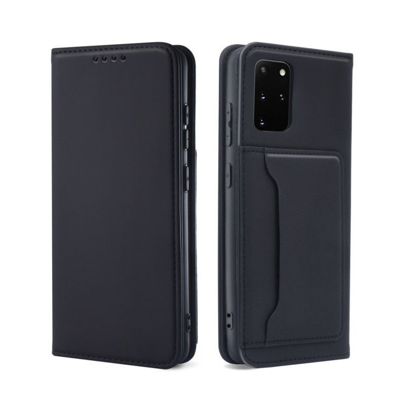 δερματινη θηκη Samsung Galaxy S20 Ultra Μαύρο Θήκη Κάρτας Υποστήριξης