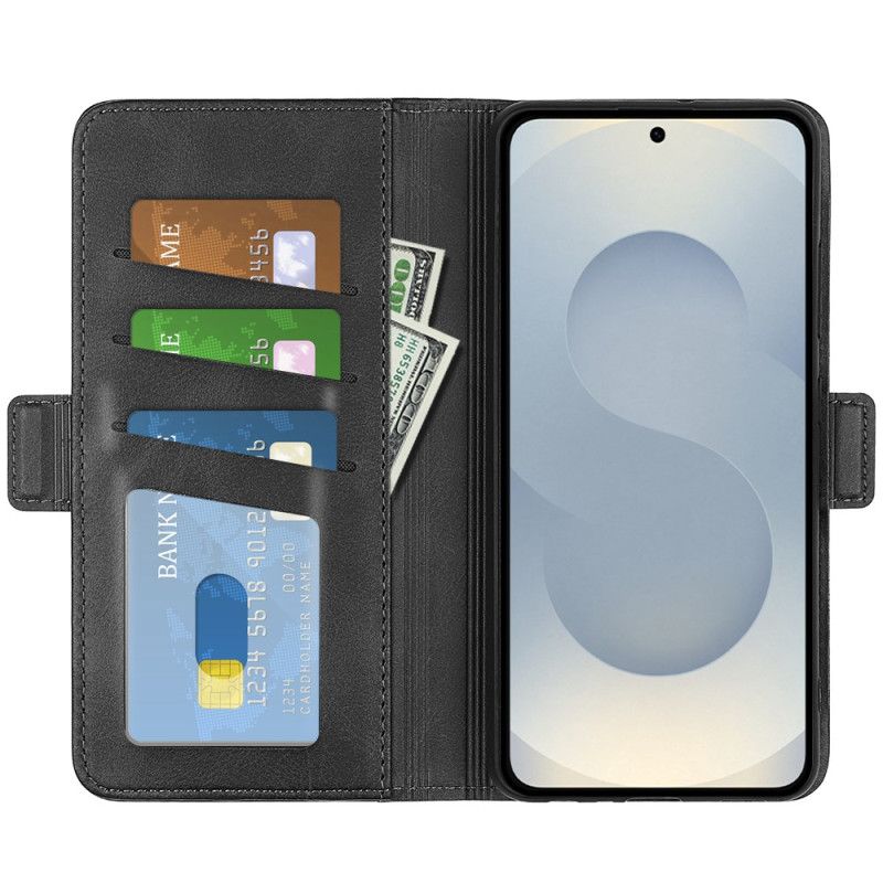 Δερματινη Θηκη Samsung Galaxy S25 5g Edge Διπλό Μαγνητικό Κούμπωμα