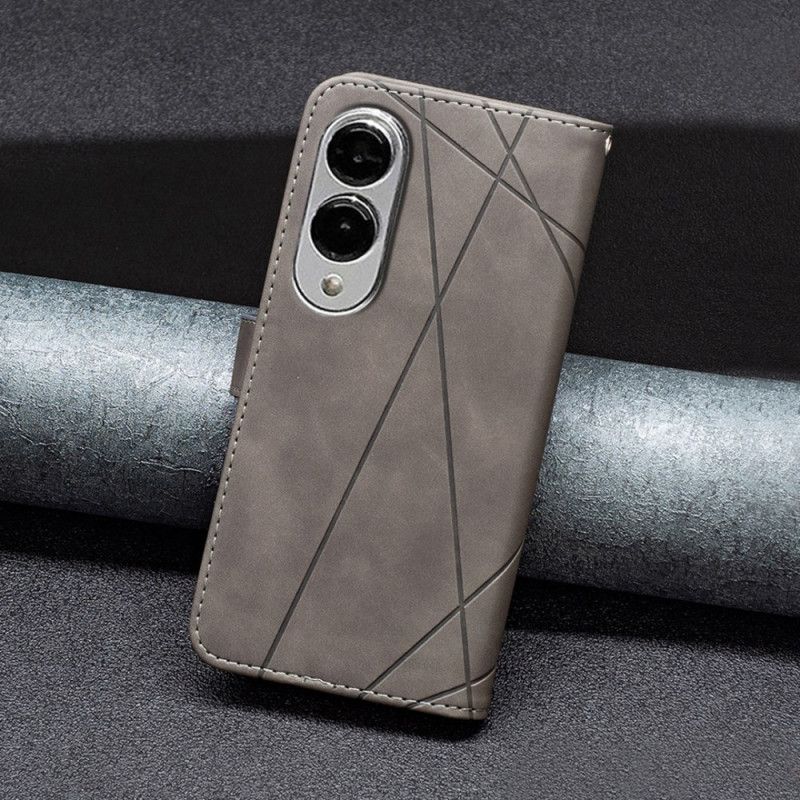 Δερματινη Θηκη Samsung Galaxy S25 5g Edge Γεωμετρικό Σχέδιο Binfen Color Σιλικόνης