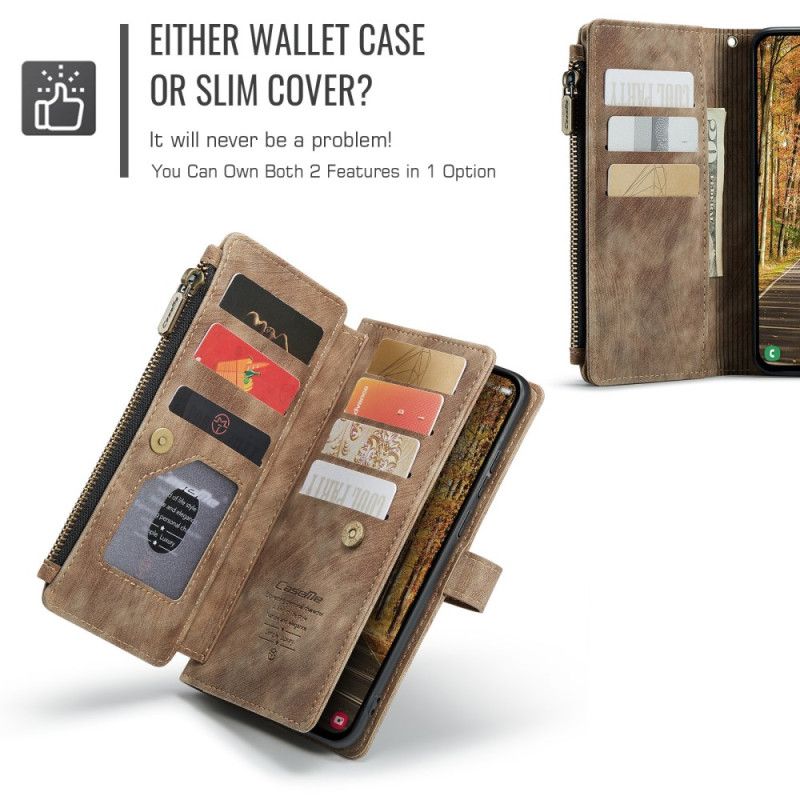 Δερματινη Θηκη Samsung Galaxy S25 5g Edge Πορτοφόλι Caseme Σιλικόνης