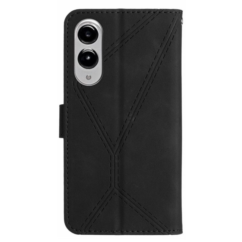 Δερματινη Θηκη Samsung Galaxy S25 5g Edge Ρίγες Και Λωρίδες