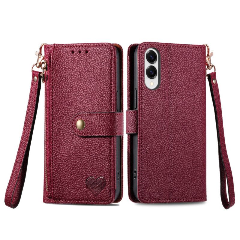 Δερματινη Θηκη Samsung Galaxy S25 5g Edge Σχέδιο Καρδιάς Rfid