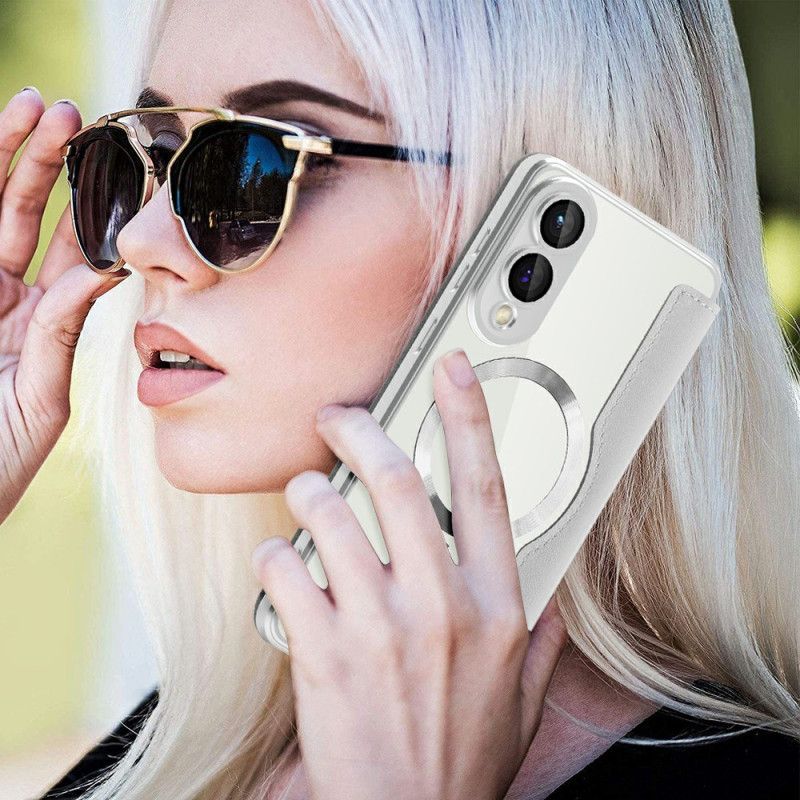 Δερματινη Θηκη Samsung Galaxy S25 5g Edge Θήκες Κινητών Συμβατό Με Καπιτονέ Magsafe