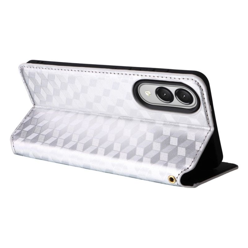 Δερματινη Θηκη Samsung Galaxy S25 5g Edge Τρισδιάστατοι Κύβοι Σιλικόνης