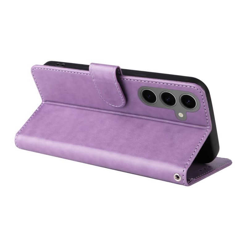 Δερματινη Θηκη Samsung Galaxy S25 5g Μικρά Λουλούδια