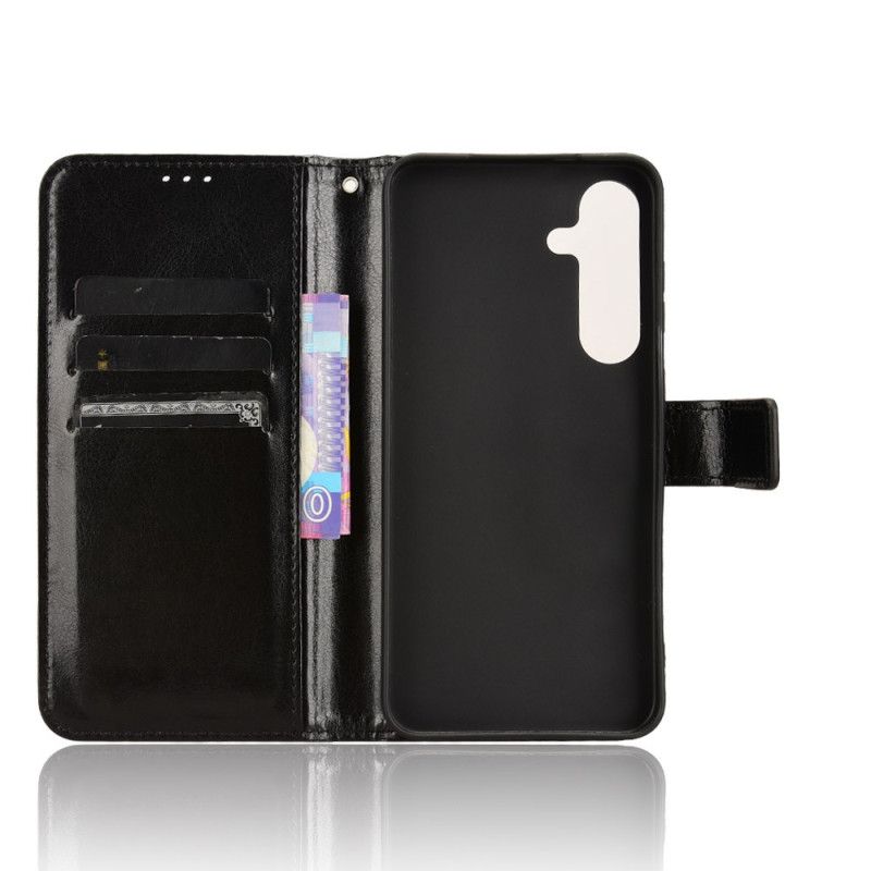 Δερματινη Θηκη Samsung Galaxy S25 Fe Φανταχτερό Τεχνητό Δέρμα