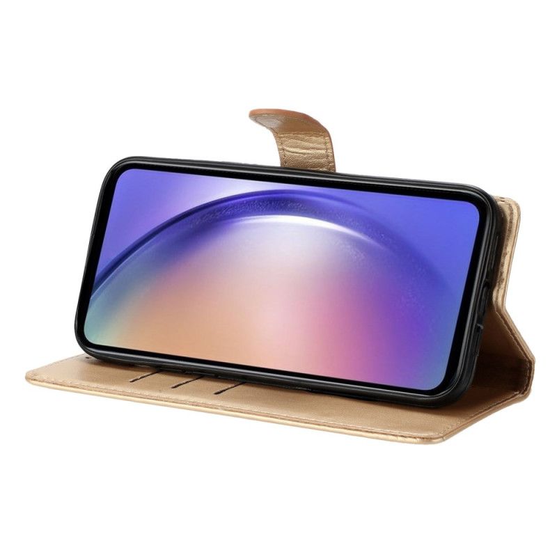 Δερματινη Θηκη Samsung Galaxy S25 Fe Λουλουδάτο Ατμόσφαιρα Σιλικόνης