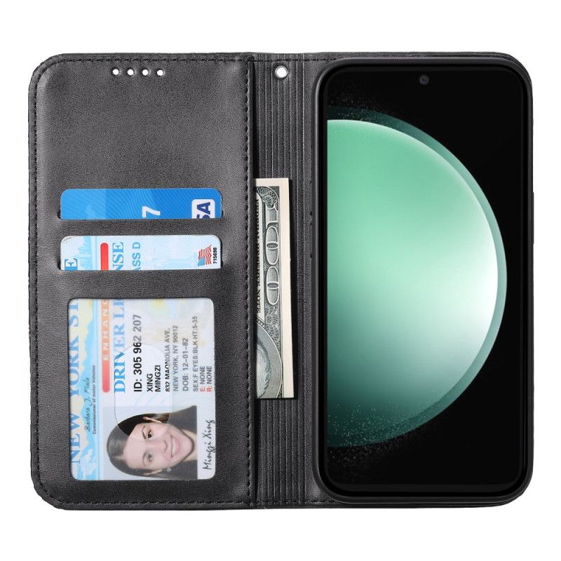 Δερματινη Θηκη Samsung Galaxy S25 Fe Σχέδιο Διαμαντιών Με Λουρί