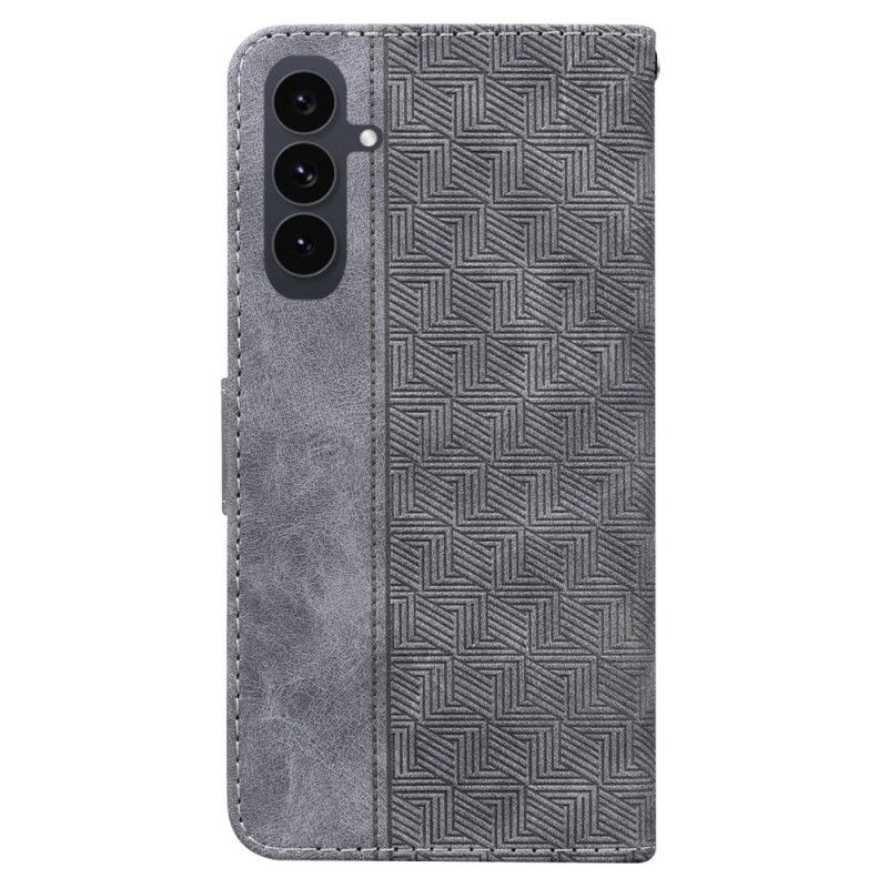 Δερματινη Θηκη Samsung Galaxy S25 Fe Υφαντό Σχέδιο