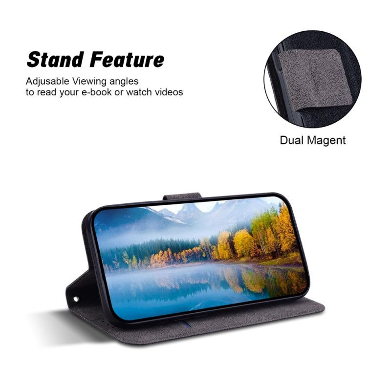 Δερματινη Θηκη Samsung Galaxy S25 Plus 5g Απλό Δερμάτινο Εφέ Με Λουρί Σιλικόνης