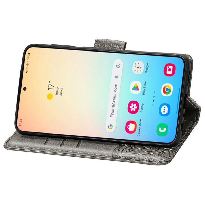 Δερματινη Θηκη Samsung Galaxy S25 Plus 5g Δαντέλα Πεταλούδα